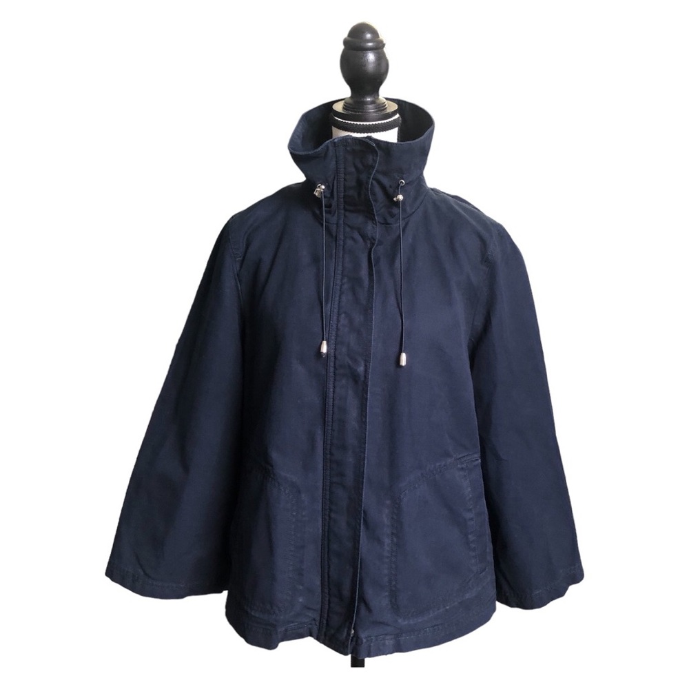 Chaps Dark Blue Full zip Jacket Womens